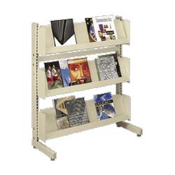 Hon Company Floor Stand Literature Rack, 9 PCKT, 29 Wx13 Dx42 H, Putty (HONMR33L)