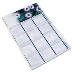 At-A-Glance Floral Reversible/Erasable Vertical/Horizontal Dated Yearly Wall Calendar, 24x36 (AAGPM464B28)