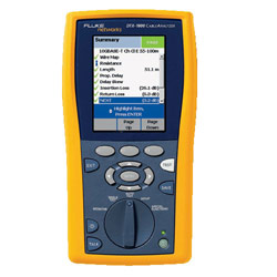 FLUKE NETWORKS Fluke Networks DTX-1800 Cable Analyzer with Multimode and Singlemode Fiber Modules - Cable Analyzer