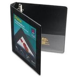 Avery-Dennison Framed Presentation EZD® Locking Veiw Binder, 1 Capacity, Black (AVE68054)