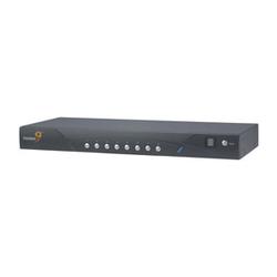 Freedom9 FreeView 8-Port Rackmount KVM Switch - 8 x 1 - 8 x HD-15 Keyboard/Mouse/Video - 1U - Rack-mountable