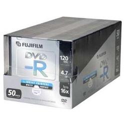 Fuji Fujifilm 16x DVD-R Media - 4.7GB - 50 Pack (25302082)