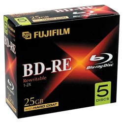 Fuji Film Fujifilm 2x BD-RE Media - 25GB - 5 Pack