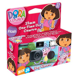 Fujifilm QuickSnap Dora the Explorer Flash 800 35mm Disposable Camera - 35mm Disposable Camera - 35mm)
