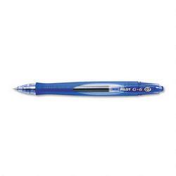 Pilot Corp. Of America G6 Gel Roller Ball Pen, Retractable, Fine Point, Blue Ink (PIL31402)