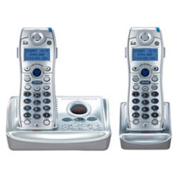 GE 28112EE2 DECT 6.0 Series Cordless Phone with Dual Handsets, Caller ID & iTAD