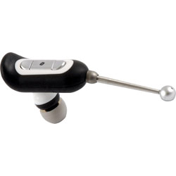 GE Bluetooth Headset with Boom Microphone & Portable Charger