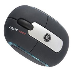 GE Mini Wireless Laser Mouse - Laser - USB