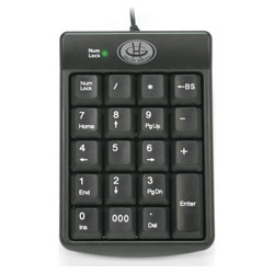 Gear Head 19-Key Numeric Keypad