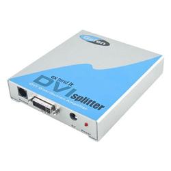 Gefen 2-Port DVI Video Splitter - 2 x DVI-I Video Out, 1 x DVI-I Video In, RJ-11 - 1920 x 1200 - WUXGA
