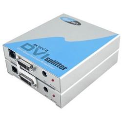 Gefen 4-Port DVI Splitter - 2 x DVI-I Video In, 4 x DVI-I Video Out - 1920 x 1200 - WUXGA (EXT-DVI-145-CO)