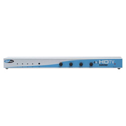 Gefen 4-Port Video Switch - 1 x DVI-I Video Out, 4 x DVI-I Video In, 1 - 1920 x 1200 - WUXGA