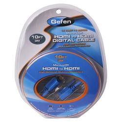 Gefen HDMI to HDMI Locking Cable - 1 x HDMI - 1 x HDMI - 6ft