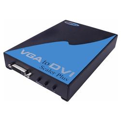 Gefen VGA to DVI Scaler PLUS Adapter - 15-pin HD-15 Male to 29-pin DVI-I Female