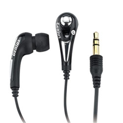 Genius HP-02 Live In-ear Noise Isolation Headphones for MP3 Audio Devices
