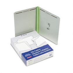 Esselte Pendaflex Corp. Green Pressboard 2 Cap. Folders, 2 Fasteners, Straight Cut, Letter, 25/Bx (ESS17180)