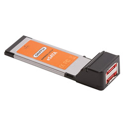 Griffin 1096-XCRDSAT eSATA ExpressCard - 2 x External SATA External