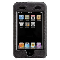 GRIFFIN TECHNOLOGY Griffin Elan Case for iPod Touch - Leather, Polycarbonate - Black