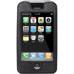 GRIFFIN TECHNOLOGY Griffin Elan Sleeve for iPhone - Leather - Black
