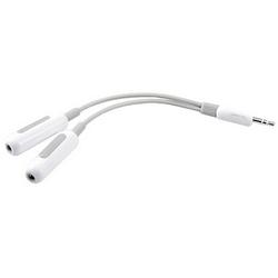 Griffin SmartShare Headphone Splitter Cable - 1 x Mini-phone - 2 x Mini-phone - White