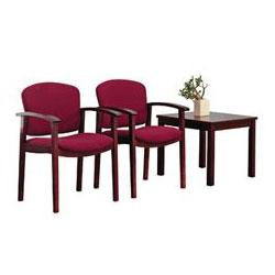 HON Guest Chair,Singe Rail,23-1/2 x18-1/2 x33-1/8 ,MOK/Raven