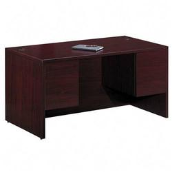 HON 10500 Series Kneespace Credenzas - Rectangle - Drawer - 29.5 x 60 x 24 - Wood - Mahogany