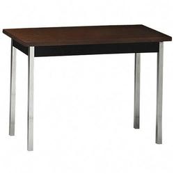 HON High Pressure Laminate Utility Table - Rectangle - 29 x 40 x 30 - Walnut