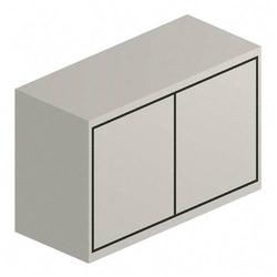 HON Overfile Storage Cabinets - 27.88 Height x 42 Width x 18 Depth - Steel - 1 x Adjustable, 1 Shelf(ves) - Light Gray