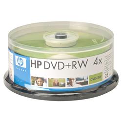 HP 4x DVD+RW Media - 4.7GB - 25 Pack