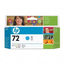 HEWLETT PACKARD - INK SAP HP 72 Cyan Ink Cartridge For Designjet T610 and T1100 Printers - Cyan