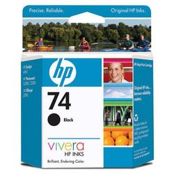 HEWLETT PACKARD - INK SAP HP 74 Black Ink Cartridge For Officejet 5700 Series Printer - Black