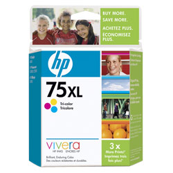 HEWLETT PACKARD - INK SAP HP 75XL Tri-color Inkjet Print Cartridge