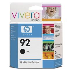 HEWLETT PACKARD HP 92 Black Ink Cartridge with Vivera Ink - Black