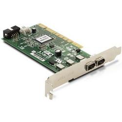 HEWLETT PACKARD - DESKTOP OPTIONS HP Adaptec FireConnect 2100 FireWire (1394) PCI card - 2 x 6-pin IEEE 1394a - FireWire 400 External, 1 x IEEE 1394a - FireWire 400 Internal - Plug-in Card