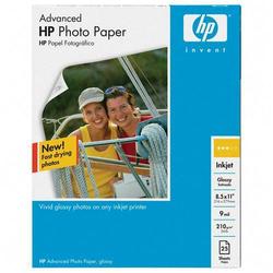 HEWLETT PACKARD HP Advanced Photo Paper - Letter - 8.5 x 11 - 210g/m - Glossy - 25 x Sheet