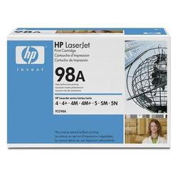 HEWLETT PACKARD - LASER JET TONERS HP Black Toner Cartridge - Black - 4 pack KIT (92298A-KIT)