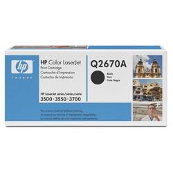 HEWLETT PACKARD - LASER JET TONERS HP Black Toner Cartridge - Black (Q2670A)