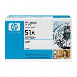 HEWLETT PACKARD - LASER JET TONERS HP Black Toner Cartridge - Black (Q7551A)