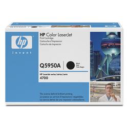 HEWLETT PACKARD - LASER JET TONERS HP Black Toner Cartridge For Color Laserjet 4700 Series Printers - Black