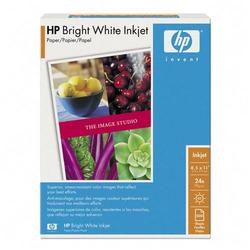HEWLETT PACKARD - MEDIA SAP HP Bright White Ink Jet Paper - Letter - 8.5 x 11 - 24lb - 500 x Sheet