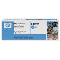 HEWLETT PACKARD - LASER JET TONERS HP Cyan Toner Cartridge - Cyan (C4192A-KIT)