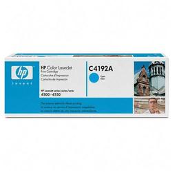 HEWLETT PACKARD - LASER JET TONERS HP Cyan Toner Cartridge - Cyan (C4192A)