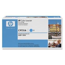 HEWLETT PACKARD - LASER JET TONERS HP Cyan Toner Cartridge - Cyan (C9731A)