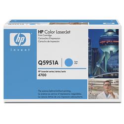 HEWLETT PACKARD - LASER JET TONERS HP Cyan Toner Cartridge For Color Laserjet 4700 Series Printers - Cyan