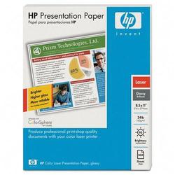 HEWLETT PACKARD HP Glossy Color Laser Paper - Ledger - 11 x 17 - 34lb - Glossy - 250 x Sheet