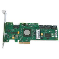 HEWLETT PACKARD HP LSI 3041E 4-Port SAS RAID Controller - PCI Express x4 - Up to 300MBps per Port - 4 x - Serial ATA Internal