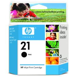 HEWLETT PACKARD HP No. 21 Black Ink Cartridge - 190 Pages - Black