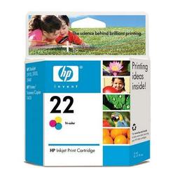 HEWLETT PACKARD - INK SAP HP No. 22 Tri-Color Ink Cartridge - Cyan, Magenta, Yellow