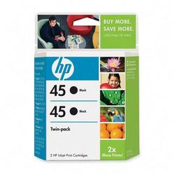 HEWLETT PACKARD - INK SAP HP No. 45 Black Inkjet Print Cartridge, Twinpack Model C6650FN#140