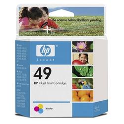 HP (Hewlett-Packard) HP No. 49 Tri-color Ink Cartridge - Color